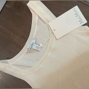 Max Mara ivory tank top